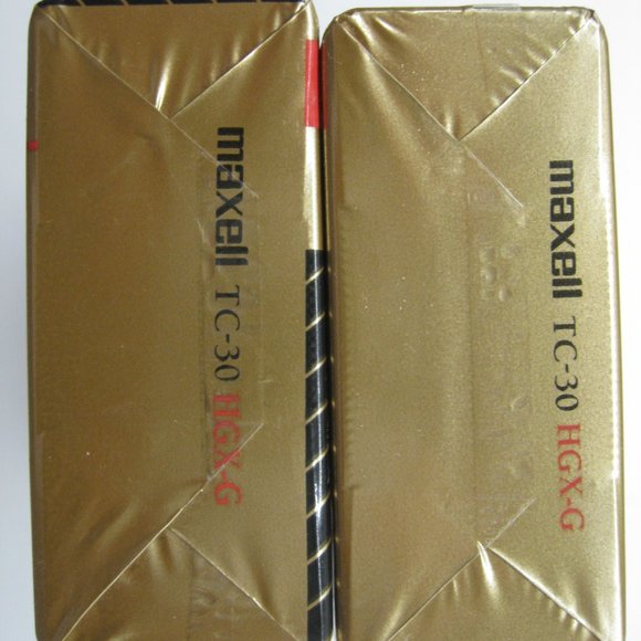 2 Maxell HGX-Gold TC-30 Premium High Grade Camcorder Blank Video Tape VHS-C NEW - Picture 7 of 9